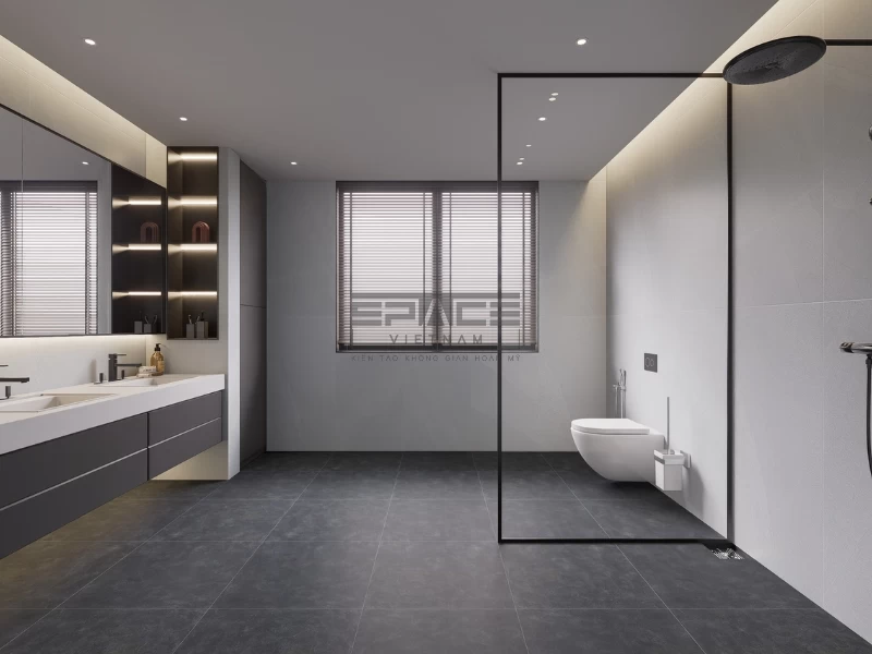 Mẫu gạch lát nền nhà tắm đẹp 17