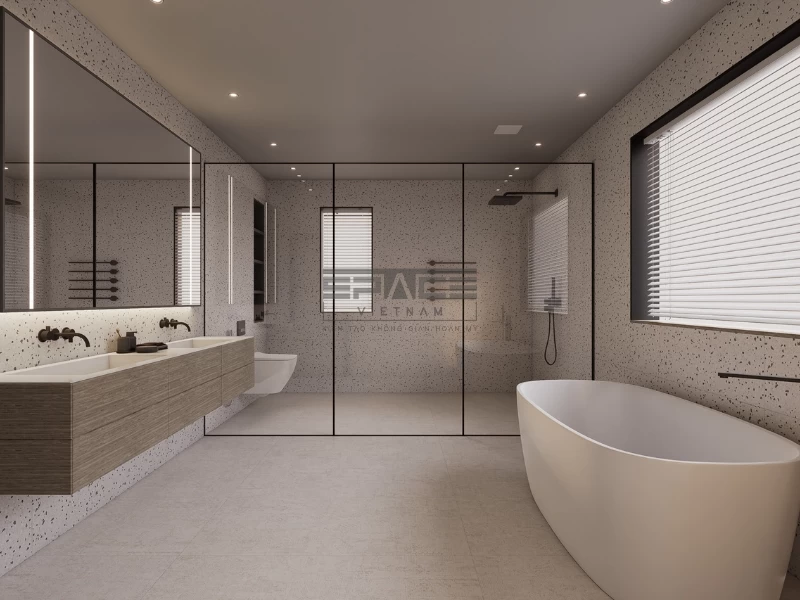 Mẫu gạch lát nền nhà tắm nhám 08