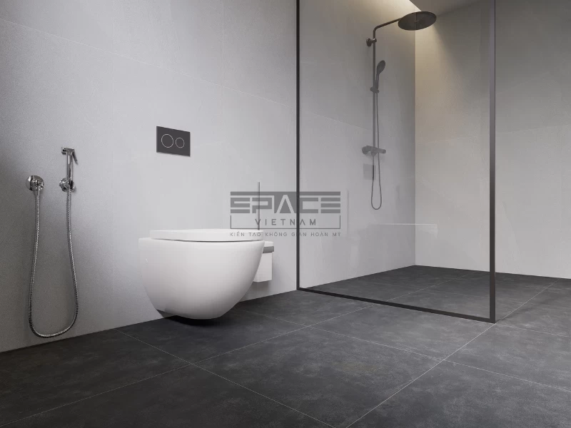 Mẫu gạch lát nền nhà tắm nhám đẹp