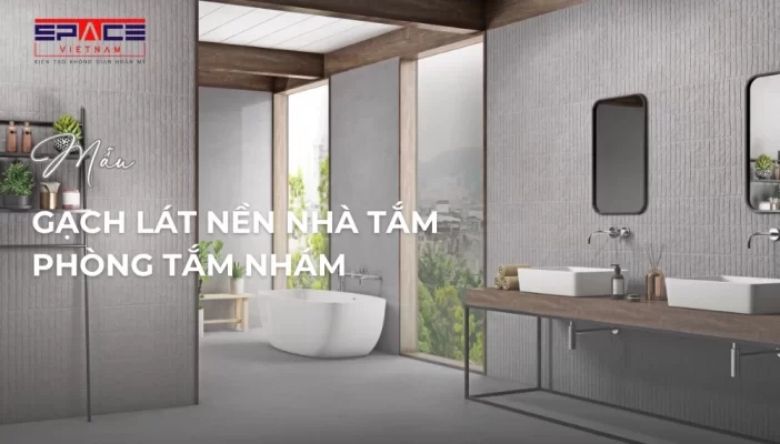 Mẫu gạch lát nền nhà tắm nhám chống trơn