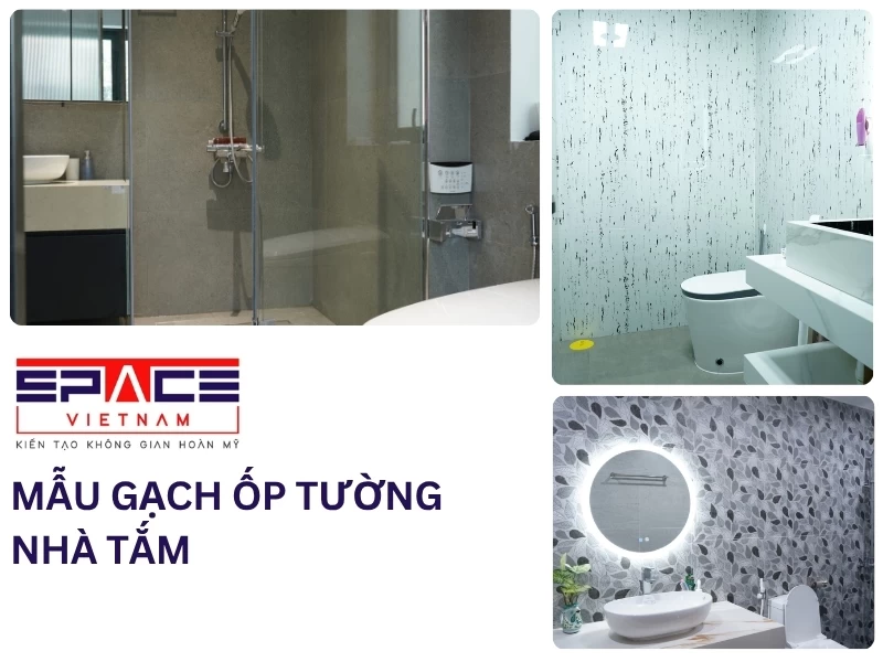 Mẫu gạch ốp tường nhà tắm