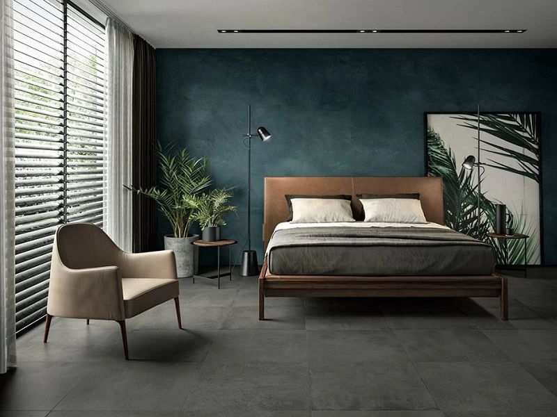 Mẫu 12: Gạch lát nền vân xi măng kích thước 60x60cm
