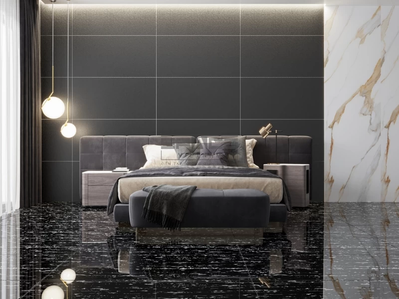 Mẫu gạch ốp chân tường phòng khách 01