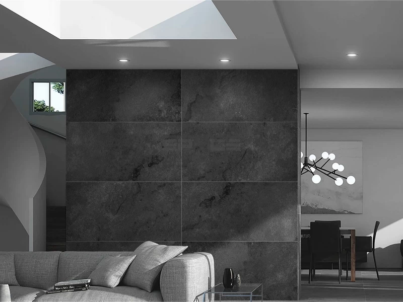 Mẫu gạch ốp chân tường phòng khách 05