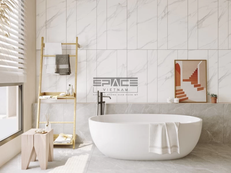 gạch ốp nhà tắm màu trắng 05