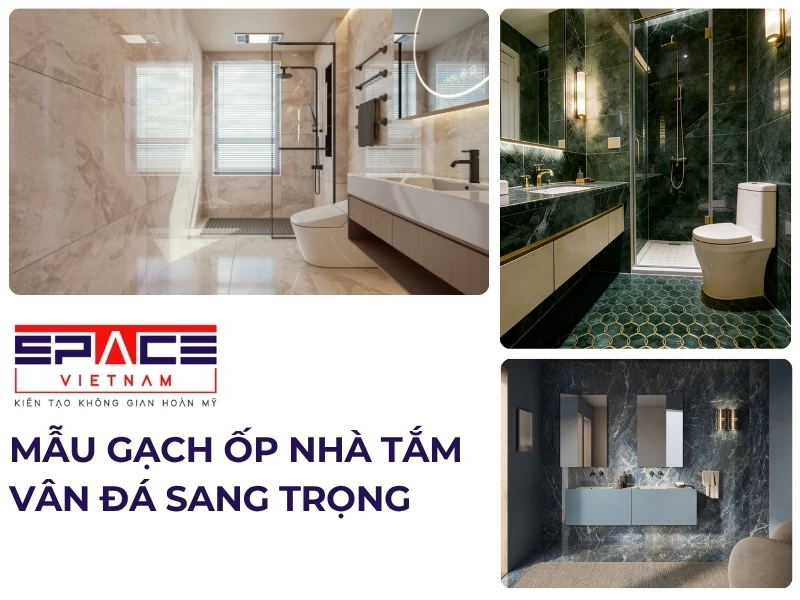 mẫu gạch ốp nhà tắm sang trọng