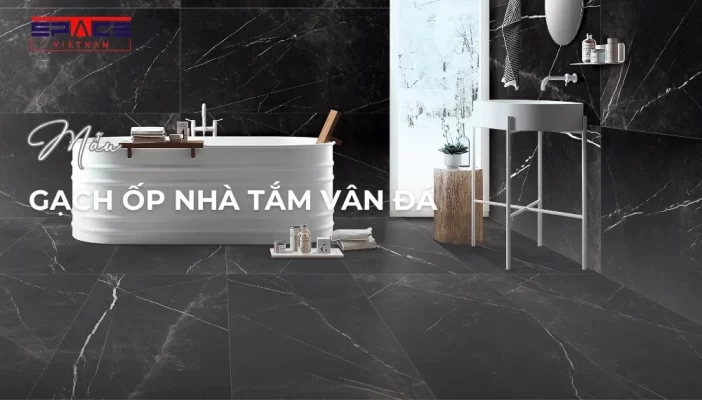 mẫu gạch ốp nhà tắm vân đá