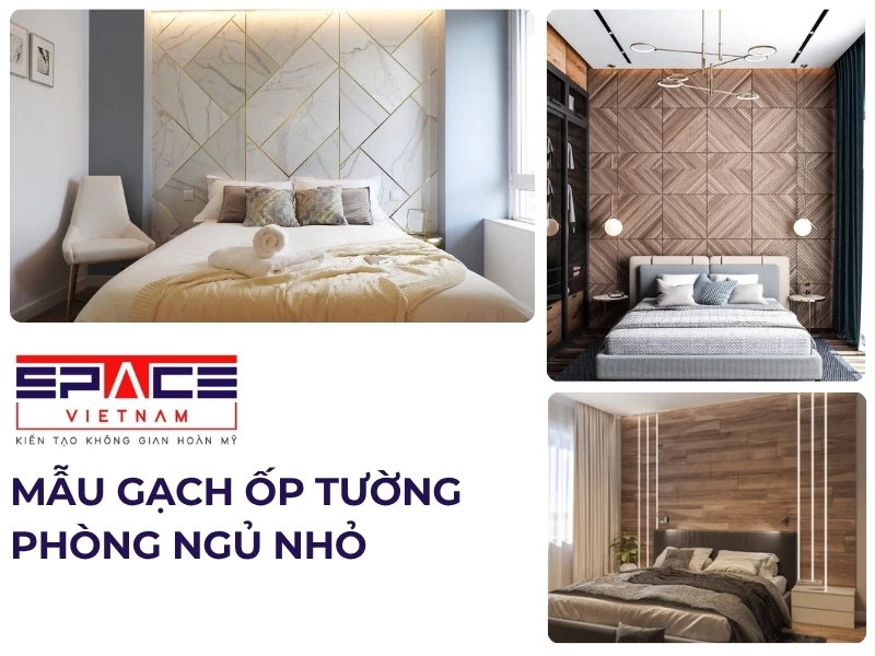 mẫu gạch ốp tường phòng ngủ nhỏ 1