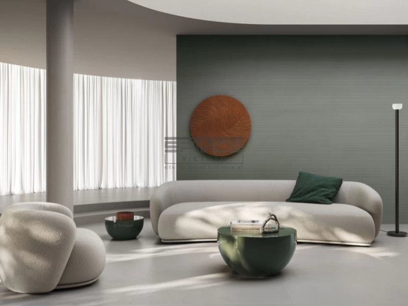 Mẫu gạch trang trí phòng khách 03