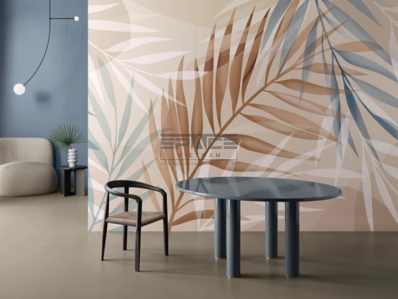 Mẫu gạch trang trí phòng khách 05