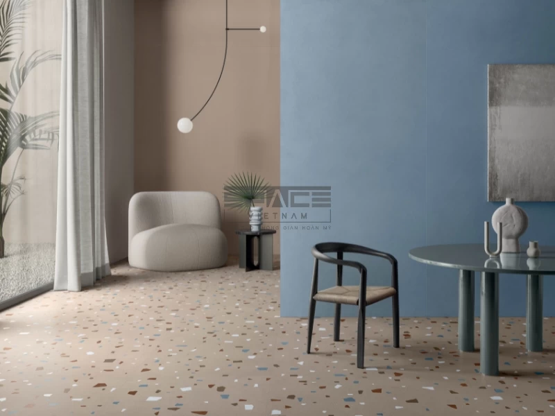 Mẫu gạch trang trí phòng khách 06