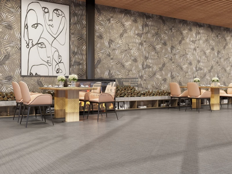 Mẫu gạch trang trí phòng khách 08