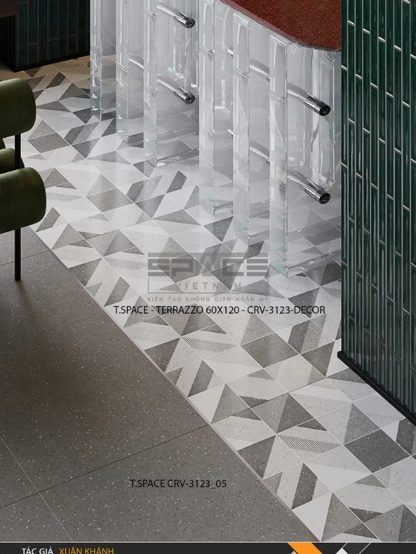 Mẫu gạch trang trí phòng khách 14