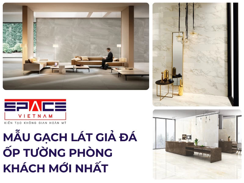 gạch giả đá ốp tường phòng khách 1
