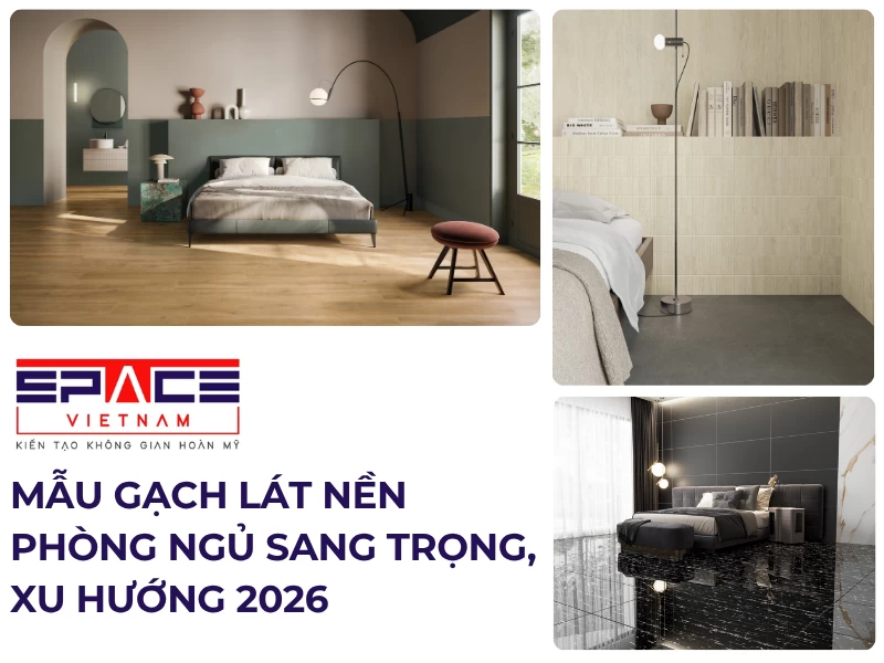 Mẫu gạch lát nền phòng ngủ 1
