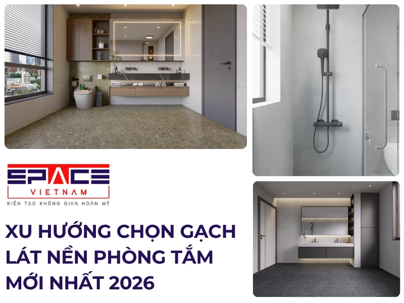 Gạch lát nền phòng tắm