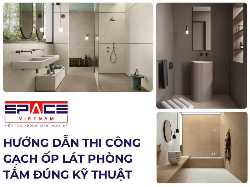 Gạch ốp lát phòng tắm