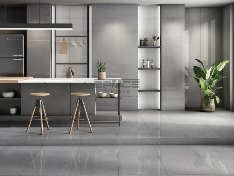 Gạch ốp tường phòng khách khổ lớn 10