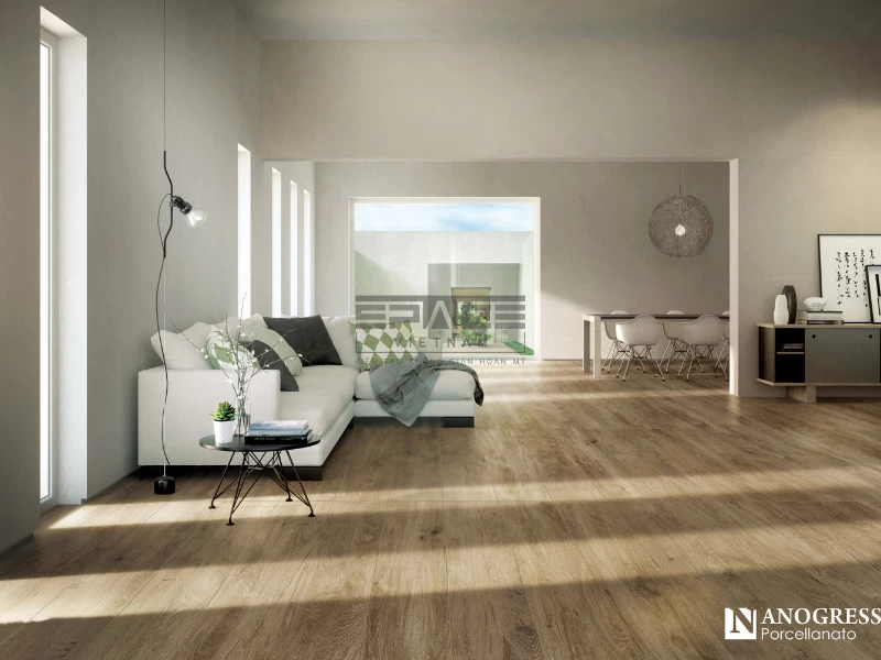 Gạch ốp tường phòng khách khổ lớn 7
