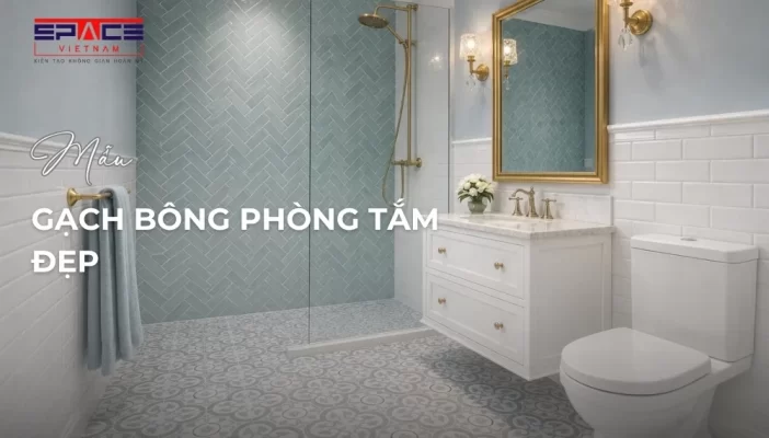 mẫu gạch bông phòng tắm đẹp