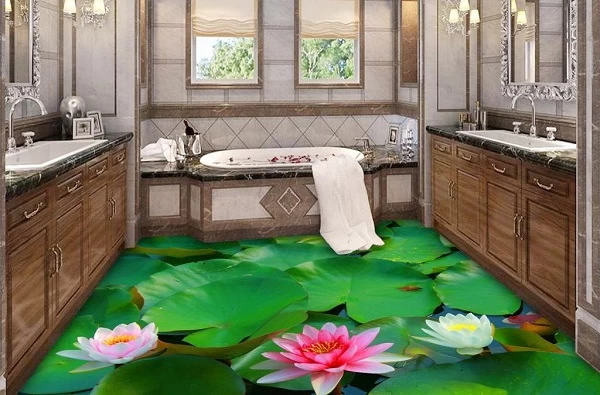 Mẫu gạch lát nền phòng tắm 3d 11
