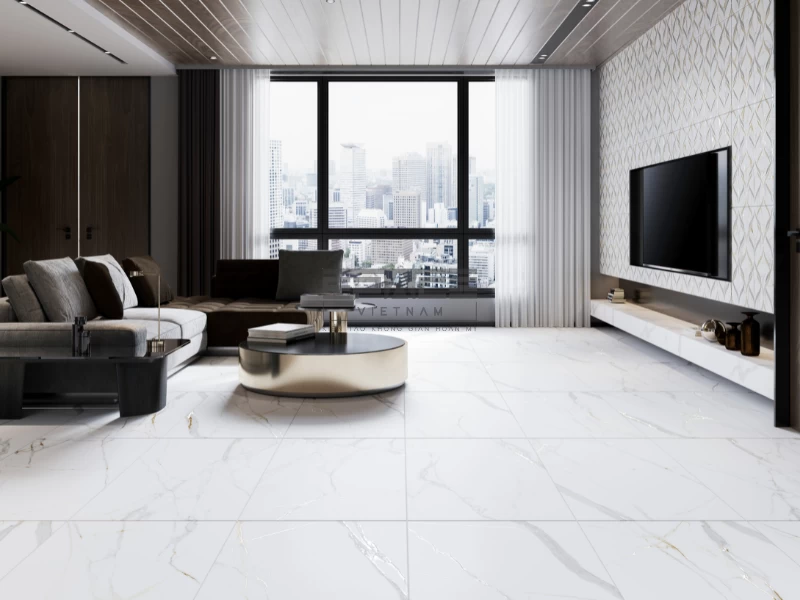 Gạch lát nền phòng khách 6 