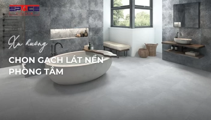 xu hướng chọn gạch lát phòng tắm