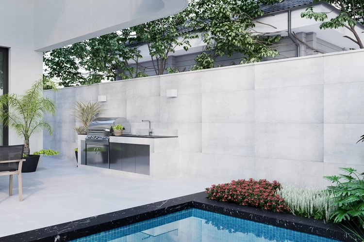 Gạch Concrete màu xám xi măng trung tính
