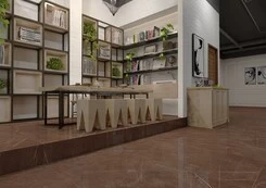glazed porcelain tiles marble look tiles floors and walls pulpis choco grande 1