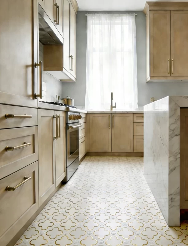 Đá Mosaic sử dụng trong khu vực bếp