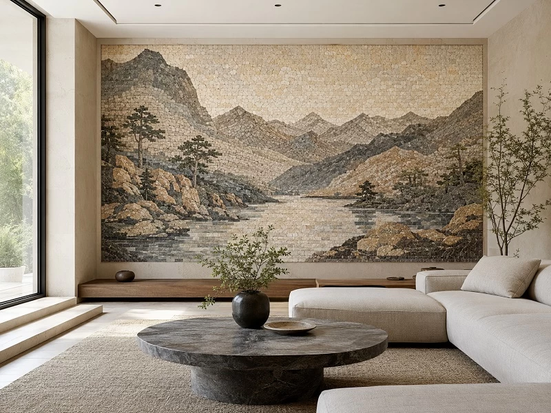 Tranh Mosaic phong cảnh