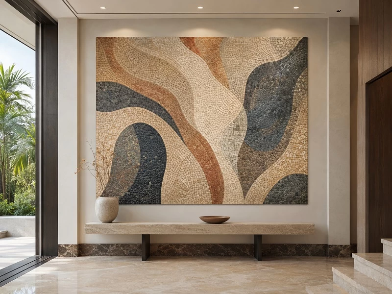 Tranh Mosaic trừu tượng