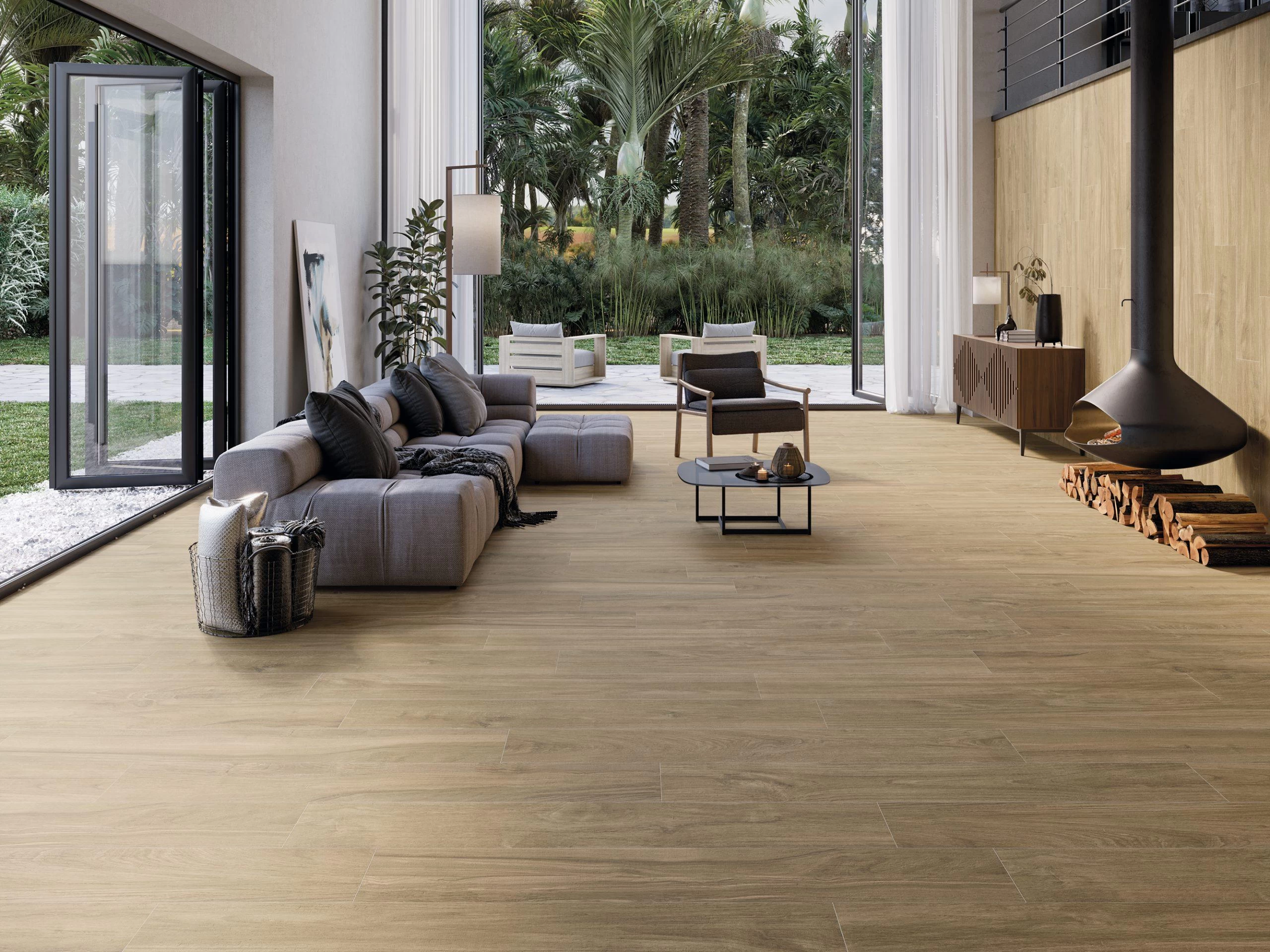 Gạch Giả Gỗ lát nền 40x80 Mang Lại Cảm Giác Ấm Cúng