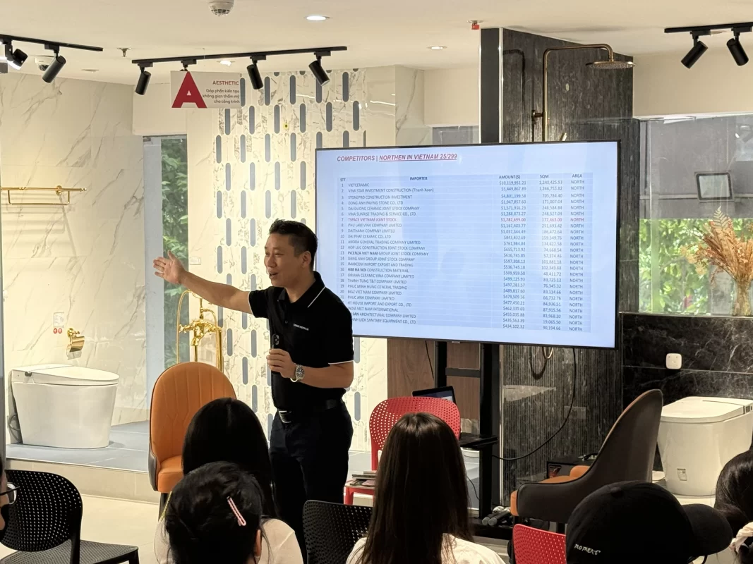 Sinh viên Đại học Kiến trúc tham quan showroom T.Space